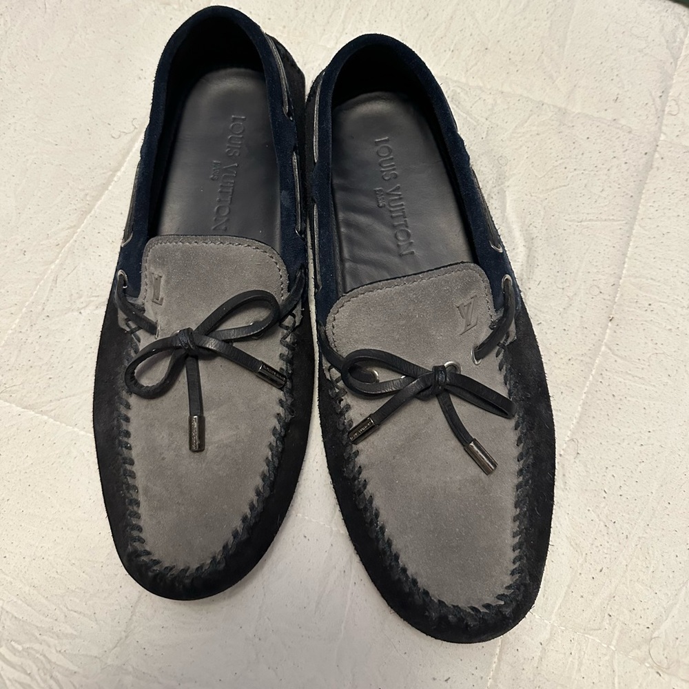 VINTAGE LOUIS VUITTON MEN’S DRIVER/LOAFER/MOCASSIN - USED